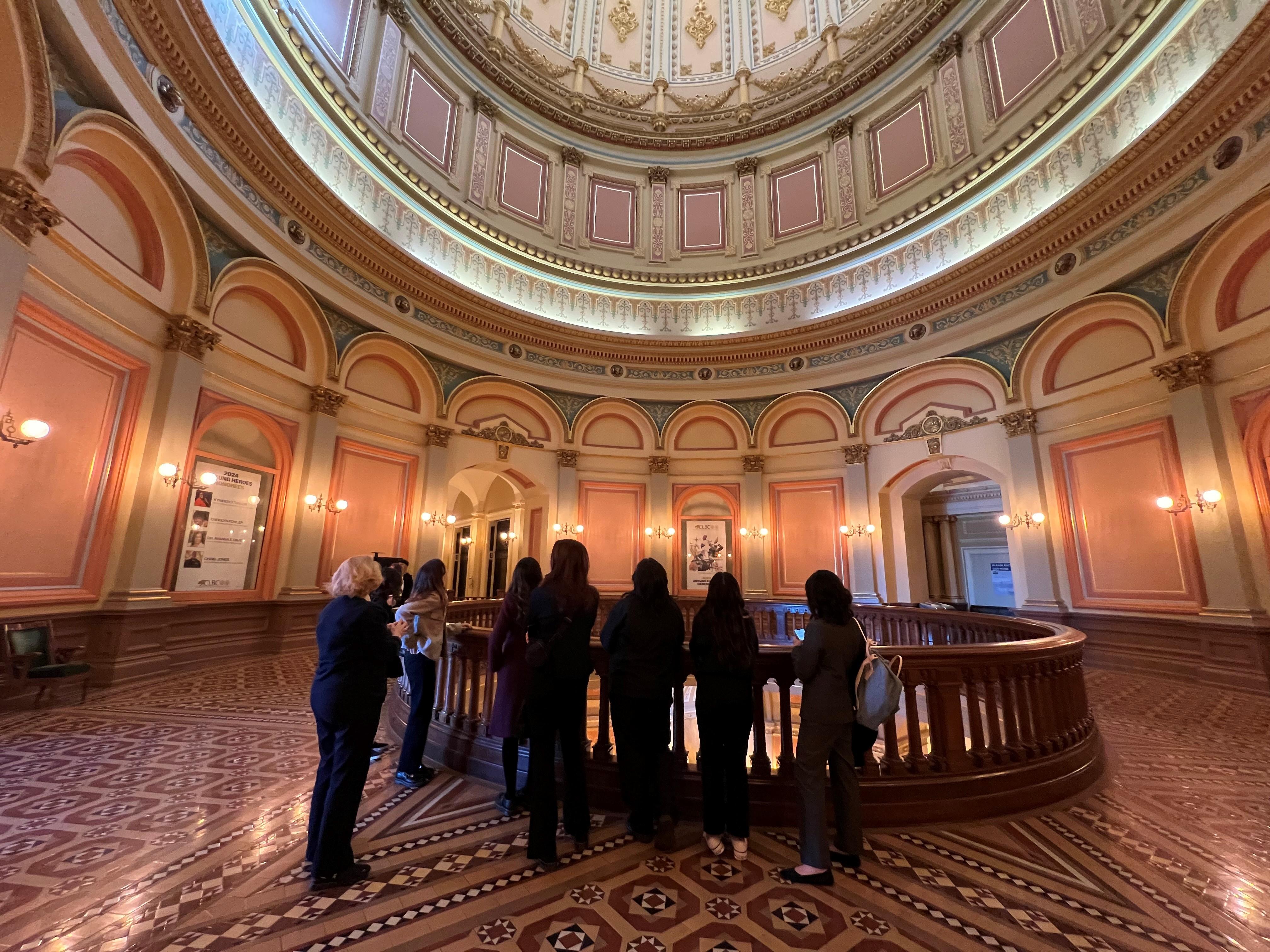 Whittier Union Student Advisory Council Tours California State Capitol
